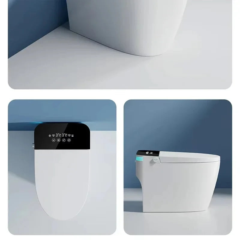 Smart Bidet Toilet with Heated Seat & Auto Flush