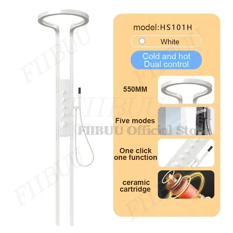 Multifunctional Wall-Mounted Waterfall Shower System