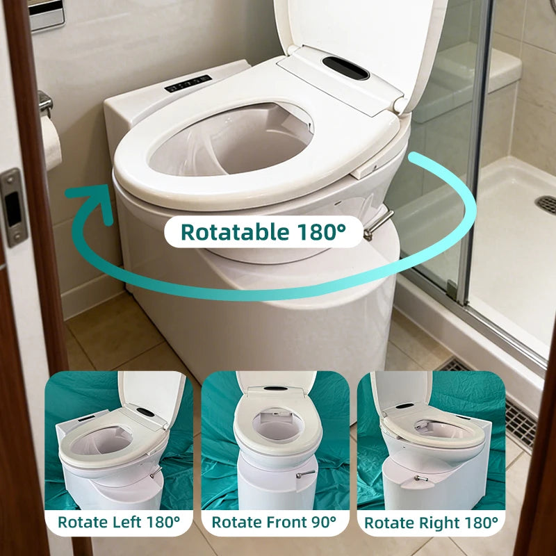 Waterless Smart Bidet Toilet - Eco-Friendly, RV & Outdoor Ready