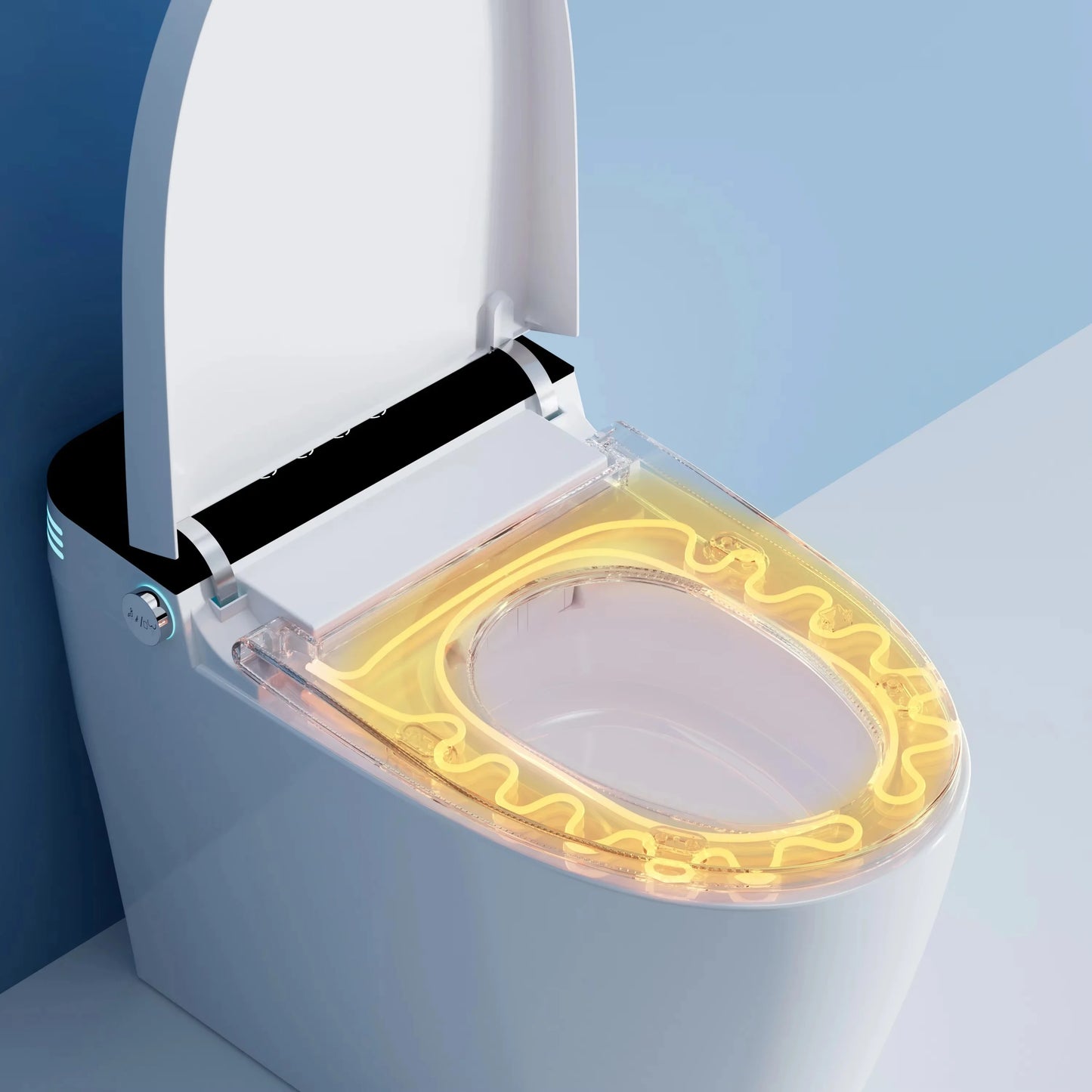 Smart Bidet Toilet with Heated Seat & Auto Flush