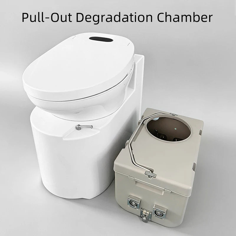 Waterless Smart Bidet Toilet - Eco-Friendly, RV & Outdoor Ready